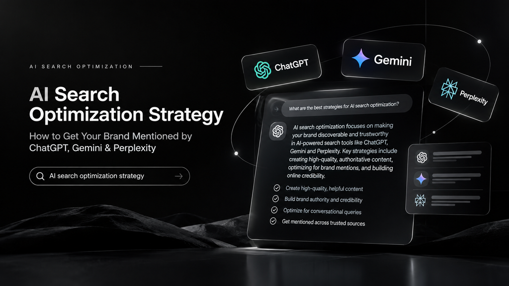 AI search optimization strategy